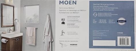 Wellton 4 Piece Bathroom Fixture Set By Moen Stylish Spot Resist