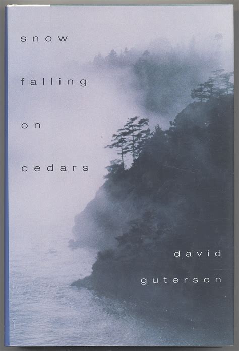 Snow Falling On Cedars Von Guterson David Fine Hardcover