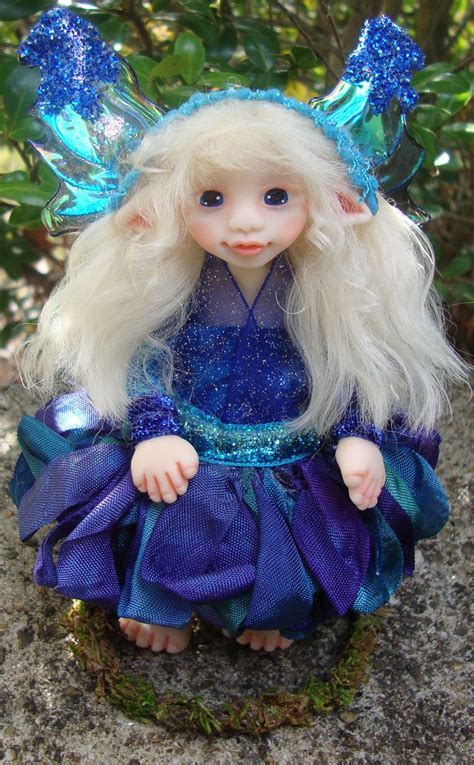 Ooak Fantasy Fairy Polymer Clay Art Doll Sculpture Etsy Polymer