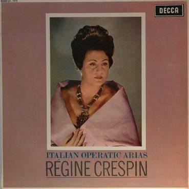 R Gine Crespin Italian Operatic Arias Vinyl Pussycat Records