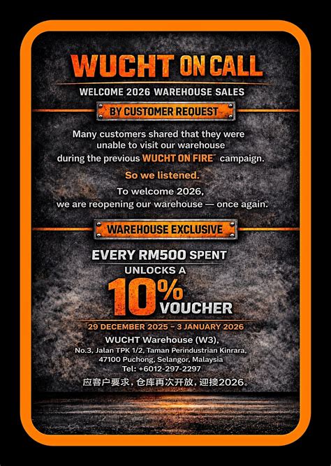 WUCHT - During WUCHT ON FIRE, some customers were unable to visit our