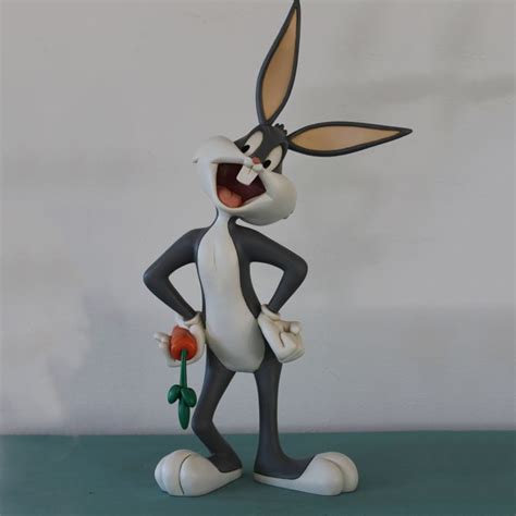 Fiberglass Bugs Bunny Sculpture - onlyartsculpture.com