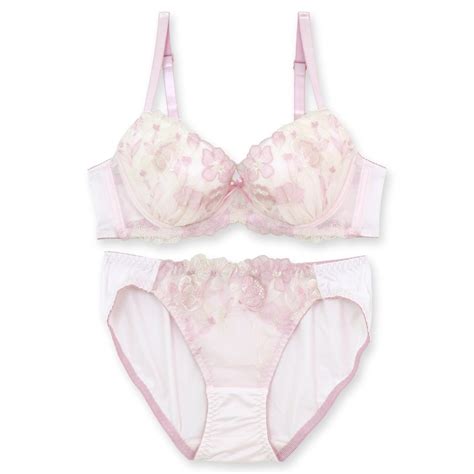 フランデランジェリー fran de lingerie 刺繍レースのベーシックデザイン 自分らしいバストに フランスタンダード ペア