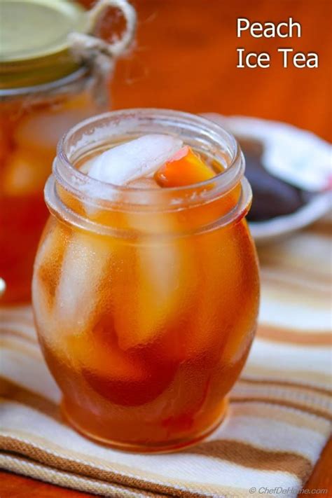 Refreshing Summer Peach Ice Tea Recipe