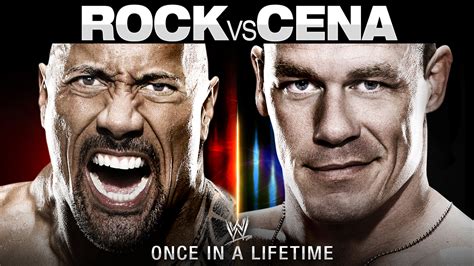 The Rock Vs John Cena Once In A Lifetime