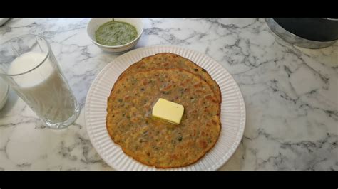 Missi Roti Recipe Punjabi Style Roti How To Make Missi Roti Youtube