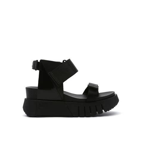 United Nude Delta Run Black Plateau Sandalen Bequem Leoness