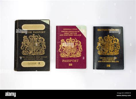 Old British Passport Hi Res Stock Photography And Images Alamy