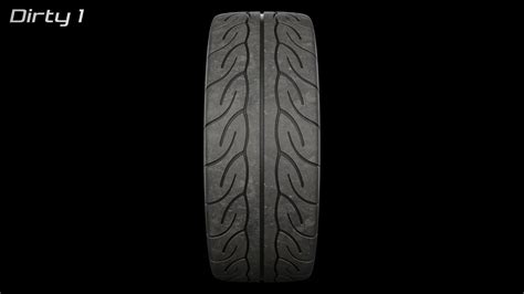 Yokohama Advan Neova AD08 Semi Slick Tyre Free 3D Model CGTrader