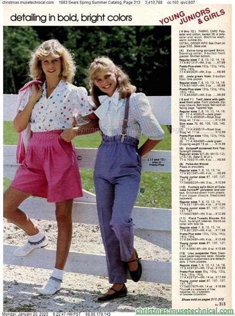 1983 Sears Spring Summer Catalog Page 313 Christmas Catalogs And Holiday Wishbooks 80s