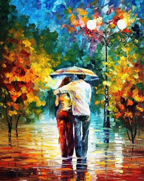 Hug Painting Love Wall Art On Canvas By Leonid Afremov Invitation 2