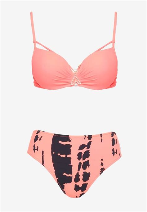 Costum De Baie Bikini Portocaliu Born2be