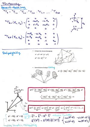 Musterlösung Prüfung WS1314 WS1415 Kinematische Auslegung von