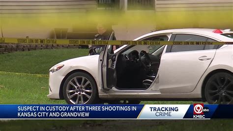 Suspect In Custody After Three Shootings In Kansas City And Grandview