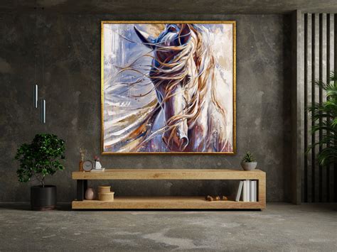 Horse Wall Art Horse Canvas Art Animal Wall Art Canvas Wall - Etsy