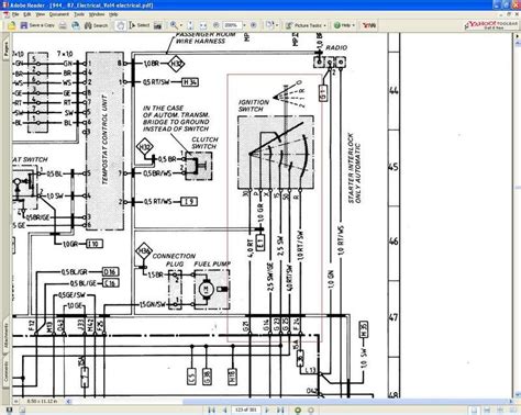 1991 Porsche 944 S2 Fuse Box Diagrams