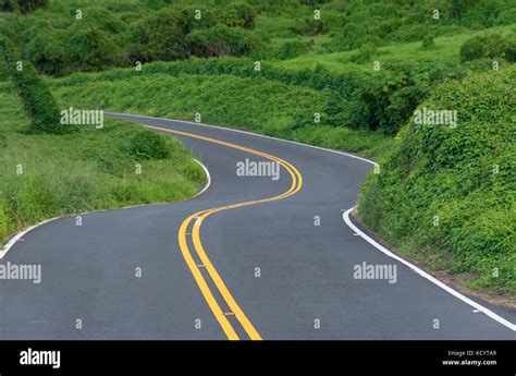 Piilani Highway Upcountry Maui Hawaiian Islands Usa Stock Photo Alamy