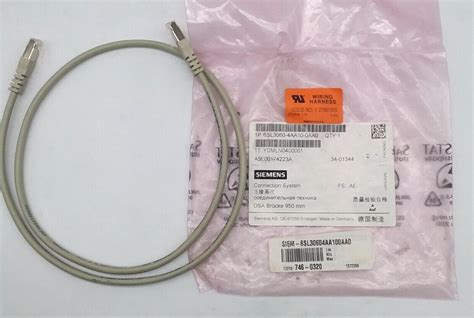 Siemens Sl Aa Aa Sinamics Drive Cliq Cable Ebay