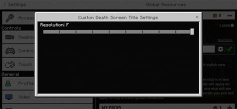 MCPE/Bedrock Custom Death Screen Title – .mcpack – MCBedrock Forum