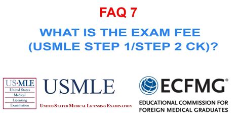 What Is The Exam Fee Usmle Step Step Ck Faq Usmle Ecfmg