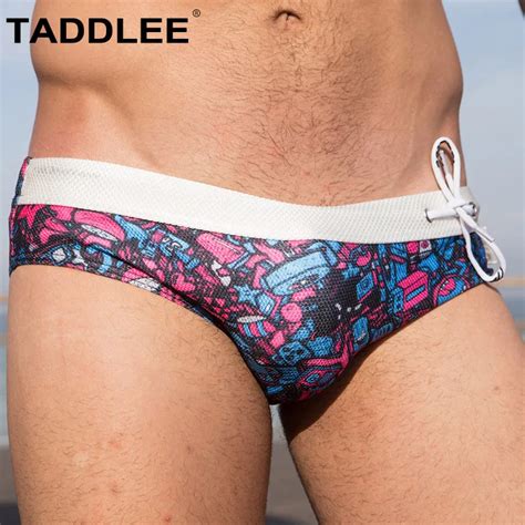 Taddlee Marque Sexy Hommes Maillots De Bain De Maillots De Bain De Bain