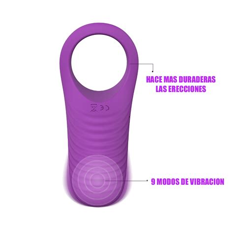 Anillo Peneano Vibrador Estimulador Clitoris Recargable Usb King Sex Shop