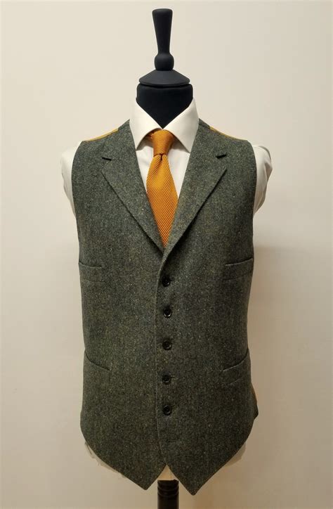 Jacket And Waistcoat In Green Donegal Tweed By Magee — Tweed Addict