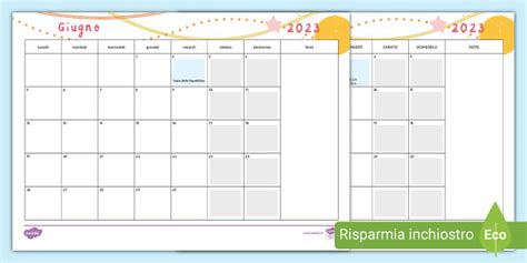 Free Calendario Giugno Lehrer Gemacht Twinkl