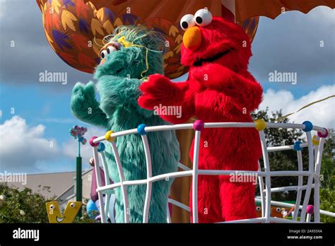 Orlando Florida November 06 2019 Rosita And Elmo In Sesame Street