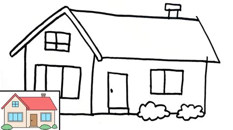 Simple Menggambar Rumah Yang Mudah Untuk Pemula How To Draw A House