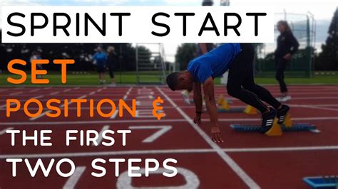 Sprint Training The Set Position Start YouTube