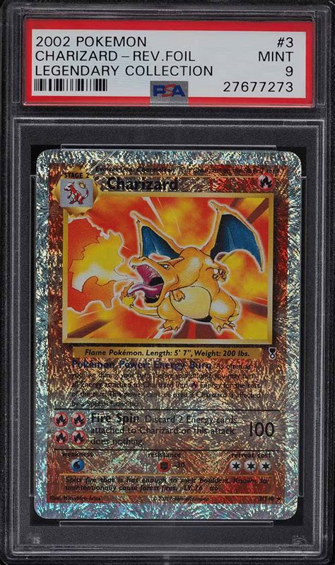 Pokemon Legendary Collection Reverse Holo Charizard Psa Mint