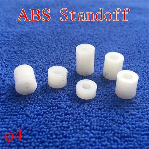 M4 Abs Rround Spacer Standoff Plastic Standoff White Nylon Non Threaded Spacer Round Hollow