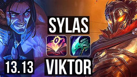 SYLAS Vs VIKTOR MID 13 0 3 Quadra Legendary 1000 Games 1 2M