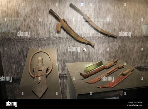 National Taiwan Museum: Taiwan Indigenous Weapons, Taipei, Taiwan Stock ...