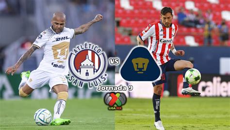 Atlético de San Luis vs Pumas EN VIVO por TV Jornada 9 Liga MX