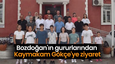 Bozdo An N Gururlar Ndan Kaymakam G K E Ye Ziyaret Hedef Gazetesi