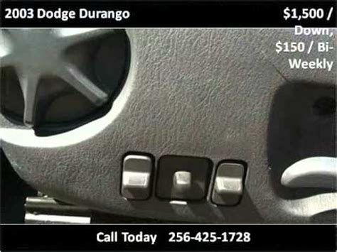 Dodge Durango Used Cars Huntsville Al Youtube