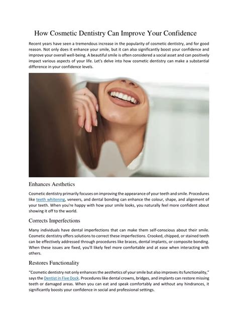 Ppt How Cosmetic Dentistry Can Improve Your Confidence Powerpoint