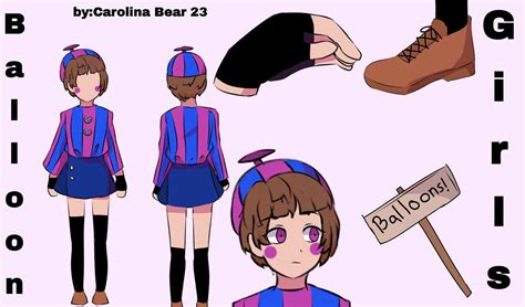 Balloon Girl Fnaf Human Design By Carolinabear23 On Deviantart