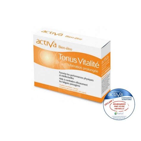 Bien Etre Tonus Vitalite Gelules Activa Easypara