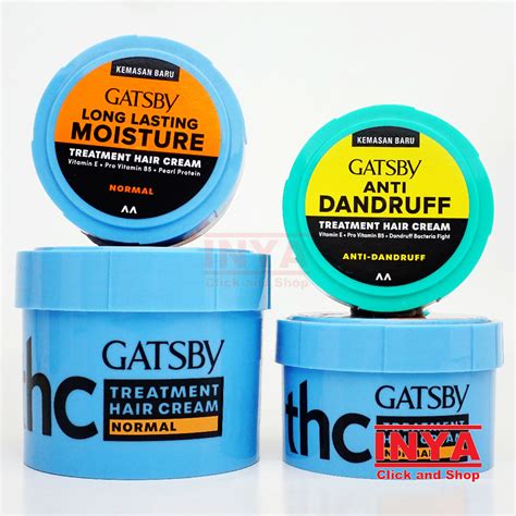 Jual Gatsby Thc Treatment Hair Cream Normal And Anti Dandruff Minyak Rambut Shopee Indonesia