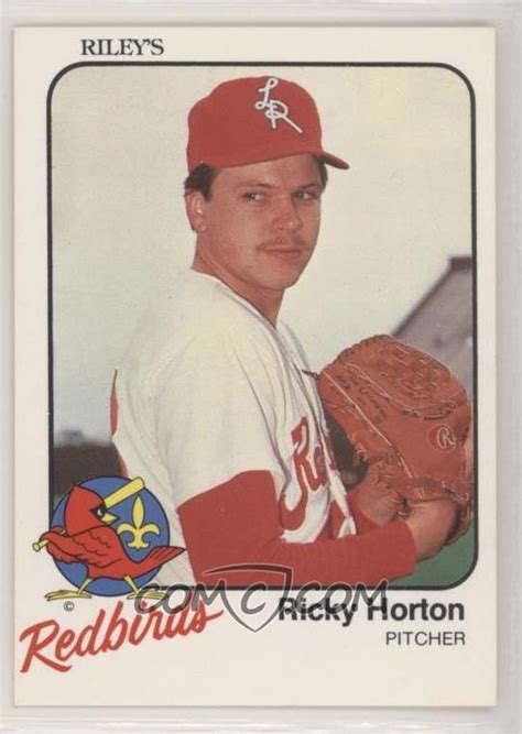 1982 Rileys Louisville Redbirds Base 23 Ricky Horton