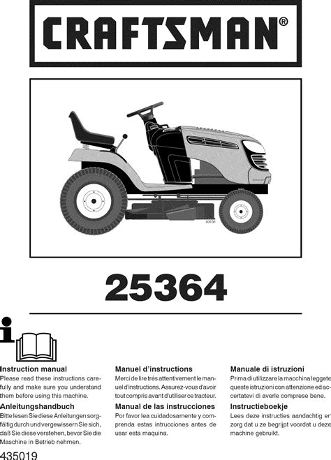 Craftsman User Manual Sears Vacuum Collector Mower Chute