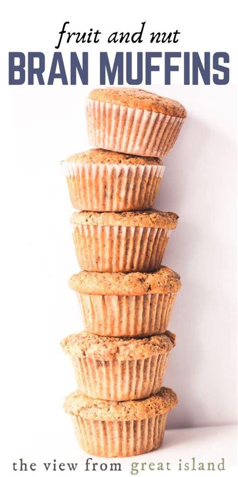 Fruit And Nut Buttermilk Bran Muffins • Light And Fluffy