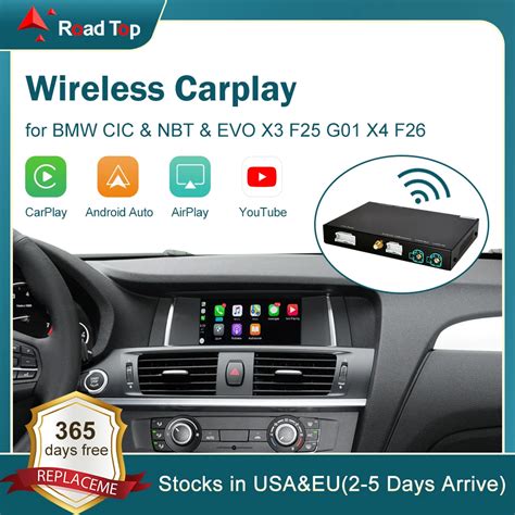 Carplay Sans Fil Pour Bmw Cic Nbt Syst Me Evo X F G X F