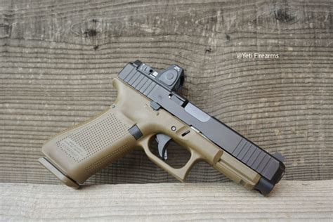 Glock 47 Mos 9mm Factory Fde Frame W Trijicon Rm06 Chpws Tall Night