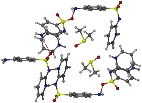 X-ray crystal; structure of the 1 : 1 DMSO sulfapyridine solvate... | Download Scientific Diagram