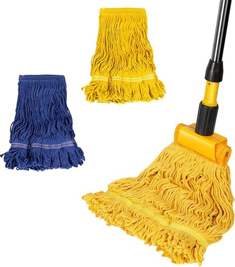 Almcmy Commercial Mop Heavy Duty Industrial Mop With Mop Pads