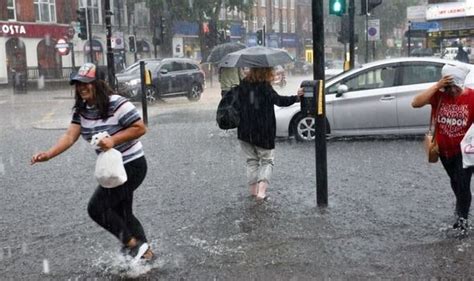 London Flash Floods In Pictures The Five Most Shocking Photos After